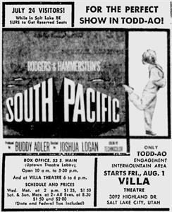 'South Pacific' Ads