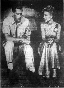 ''SOUTH PACIFIC' STARS - John Kerr is seen as Lt. Cable and Mitzi Gaynor as Nellie Forbush in 'South Pacific' which premieres in Salt Lake City July 31.' - , Utah