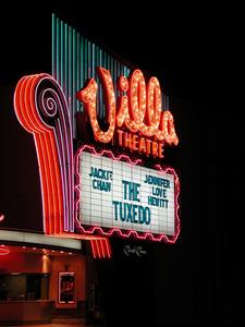 The sign, with red neon bordering the attraction board. - , Utah