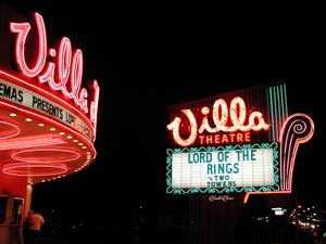 <em>Lord of the Rings: The Two Towers</em>, on the Villa's sign. - , Utah