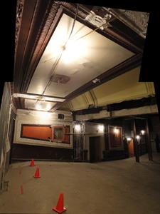 Two photos stiched together to provide a full view of the south wall and the ceiling above. - , Utah