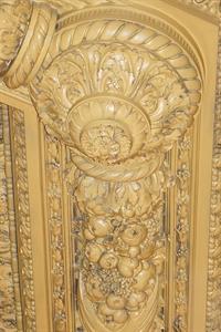 A circular decoration in the southeast corner of the ceiling. - , Utah