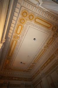 Looking up at the ceiling from the southwest corner of the lobby main floor. - , Utah