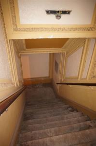 Stairs down to the mens restroom. - , Utah