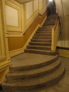Stairs to the balcony on the south end of the mezzanine. - , Utah