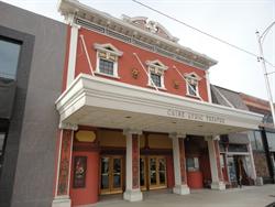 The front facade of the Caine Lyric Theatre.