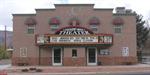 Front facade of the Crescent Moon Theater. - , Utah