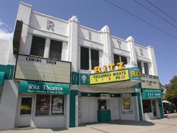 The front facade of the Ritz Theatre.