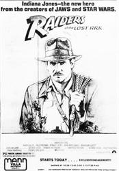 'Raiders of the Lost Ark' opened in 35mm at the Villa Theatre on 12 June 1981. - , Utah