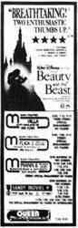 'Beauty and the Beast' in 70mm Stereo at the Villa Theatre. - , Utah