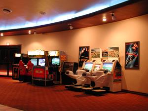 Arcade games along the east wall of the lobby. - , Utah
