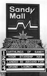 A vertical sign for the Sandy Mall, with the Starship Theatres logo and attraction board. - , Utah