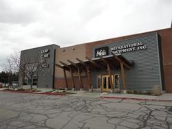 The entrance into REI Recreational Equipment, Inc. - , Utah