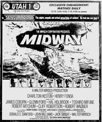 'Midway' in Sensurround at the Utah 1. - , Utah