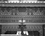 Detailed ornamental work above the stage. - , Utah