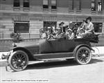 Actors from the Pantages Theatre in an automobile. - , Utah