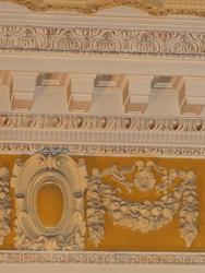Detail at the top of the north wall of the lobby. - , Utah