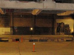 A cropped view of the stage, seen from the back of the auditorium. - , Utah