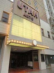 The sign and entrance of the Utah Theatre. - , Utah