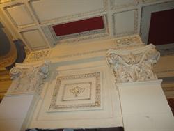 Detail at the top of columns and on the ceiling. - , Utah