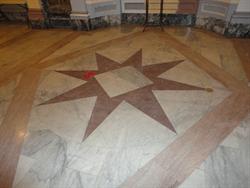 A star in the design of the floor. - , Utah