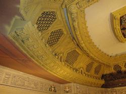 Detail on the ceiling on the left side of the auditorium. - , Utah