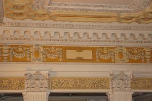 Ornamental detail where the south end of the lobby meets the high ceiling. - , Utah
