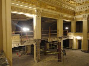 The west wall of the lobby and mezzanine. - , Utah