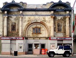 A photo of the Casino Star Theatre in Gunnison, showing renovation performed on the facade.   - , Utah