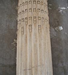 One of the columns on the facade of the Casino Star Theatre. - , Utah
