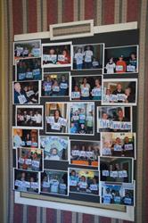 A smaller poster case, on the left side of the lobby doors, is covered with "This Place Matters" photos. - , Utah