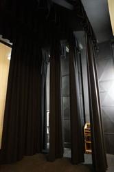 Black curtains, on the right side of the stage. - , Utah