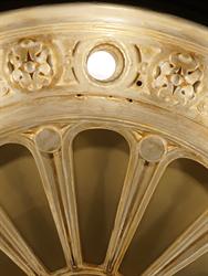 Detail view of one of the medallion lights. - , Utah