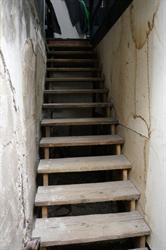Stairs from the stage down to the dressing rooms. - , Utah