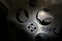 An empty reel from the Huish Theatre in Payson. After Paul Mower closed the Huish in 2002, he brought some of its equipment to the Star Theatre in Gunnison, which he owned at the time. - , Utah