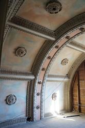 Two rows of panels form the arched ceiling. - , Utah