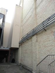 The north exterior wall of the auditorium. - , Utah