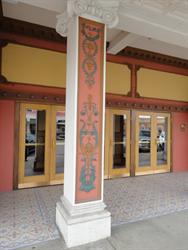 One of four columns along the theater entrance. - , Utah