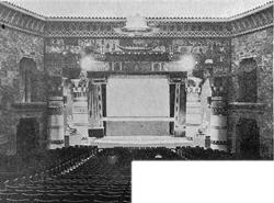 The auditorium of the Egyptian Theatre, looking toward the stage.