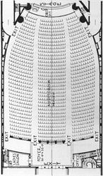 Floorplan of the auditorium. - , Utah