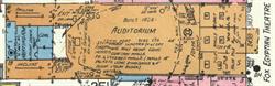 The Fox Egyptian Theatre on a 1950 Sanborn fire insurance map. - , Utah