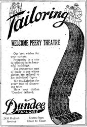 Congratulatory ad from Dundee Tailors. - , Utah