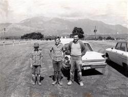 Darrell Tullis, with nephews Randy and Breon Jacobs - , Utah