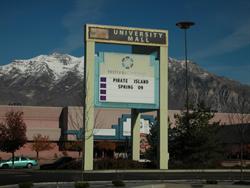 The Festival Cinemas sign with "Pirate Island Spring 09" on the attraction board. - , Utah