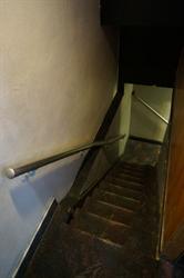 Stairs down to the Mens Room. - , Utah