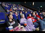 Harry Potter fans watch a movie marathon in one of the auditoriums of the Megaplex 8 at Thanksgiving Point. - , Utah