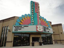 The marquee and entrance of the theater. - , Utah