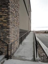 A ramp up to and auditorium exit. - , Utah