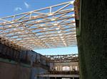 The first section of new rafters complete. - , Utah