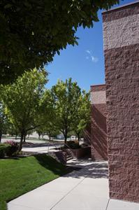 The exterior corners of three auditoriums. - , Utah